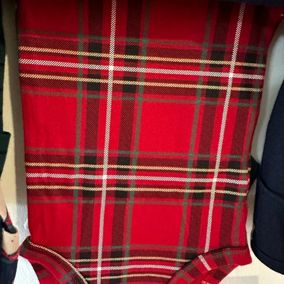 Carters Baby Navy Reindeer 4 Pack Onesies NWT Various Sizes - Picture 5 of 6